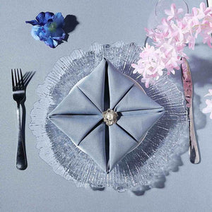 Reef Charger Plate- Clear