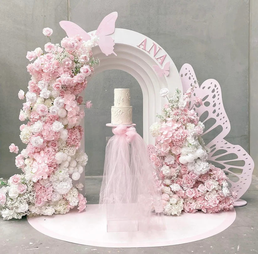 Large 3d Arched Wall Backdrop