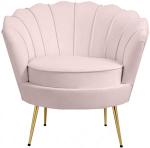 Pink Blossom Velvet Side Chair