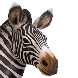 Large Zebra Statue Prop