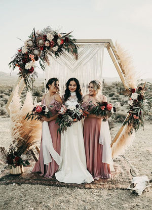 Gold Hexagon Ceremony Arch