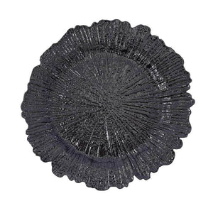Reef Charger Plate- Black