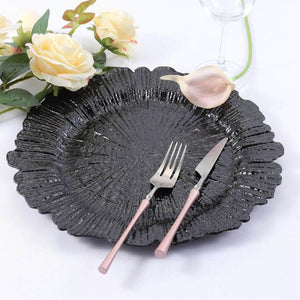 Reef Charger Plate- Black