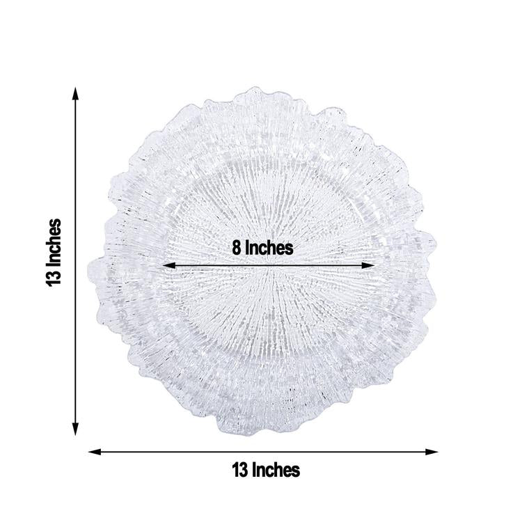 Reef Charger Plate- Clear