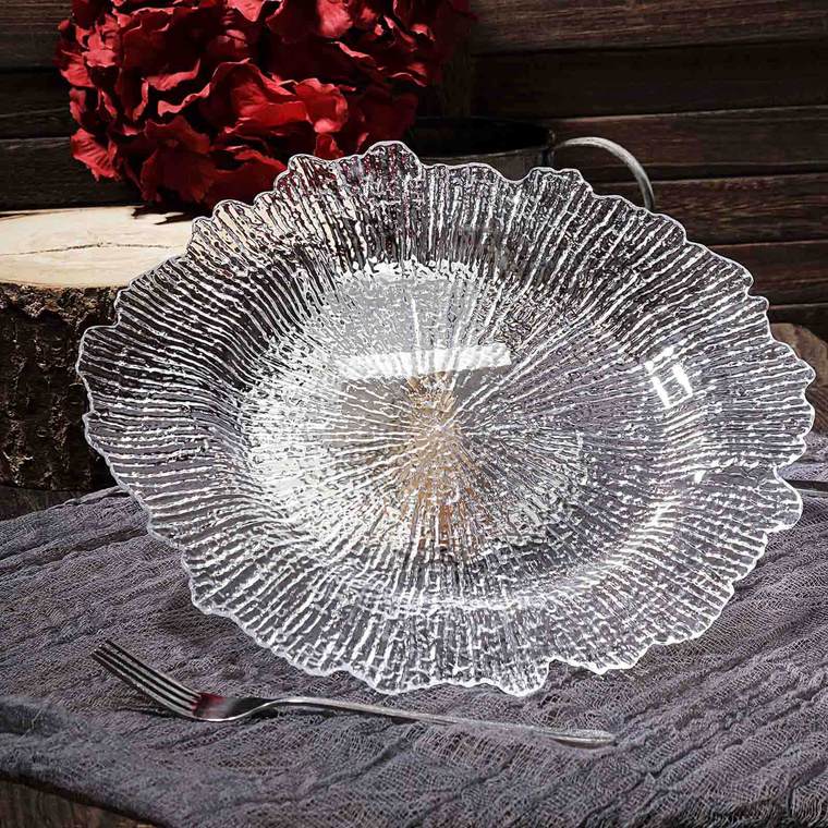 Reef Charger Plate- Clear