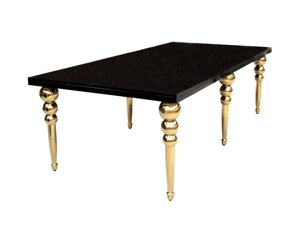 Aspen Black/Gold Table