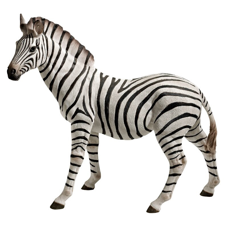 Baby Zebra Statue Prop