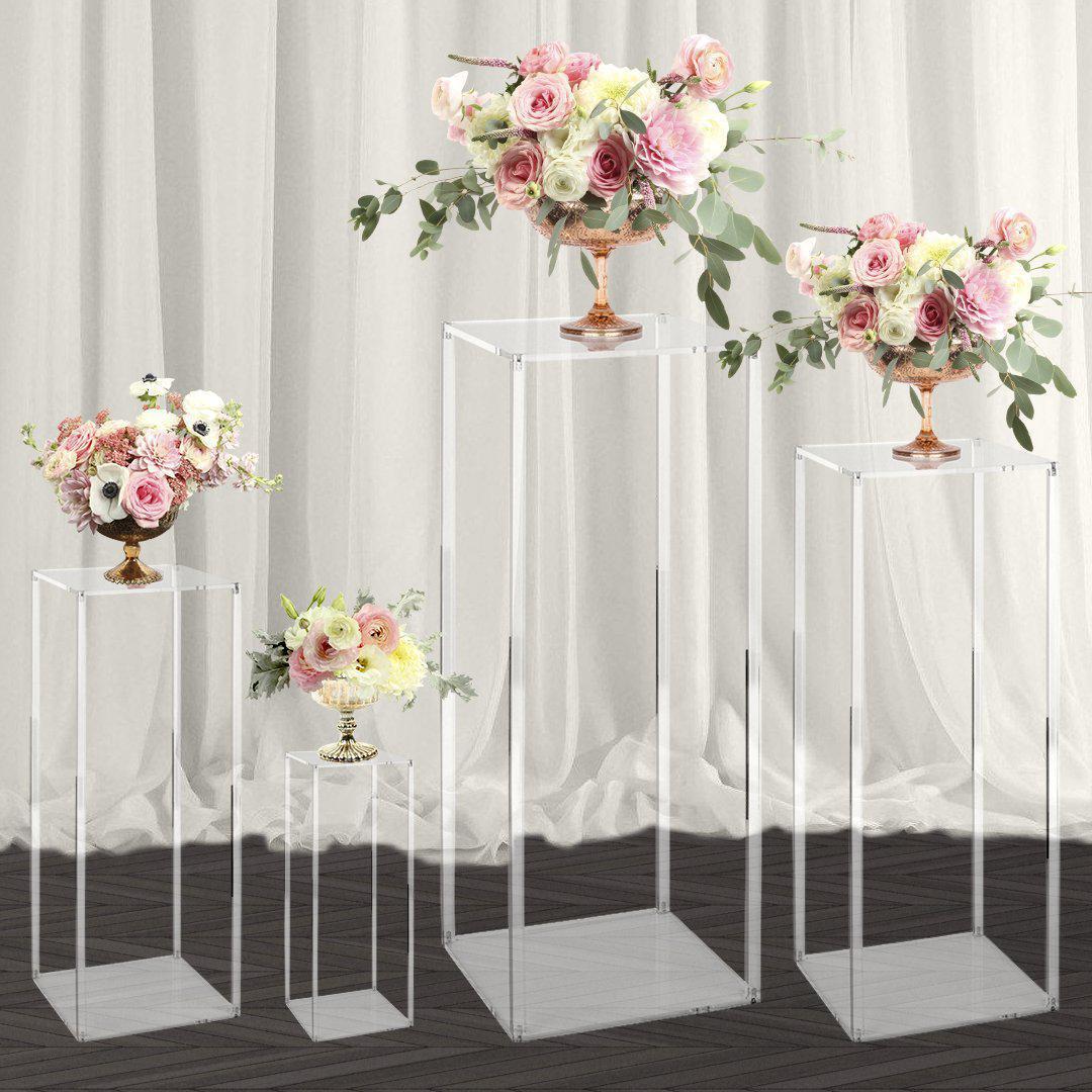 Clear Dessert Pedestal